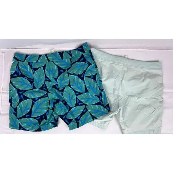 J. Crew Board Shorts Mens Bundle Lot Swimwear Seersucker Tropical Summer Surfer - Picture 5 of 8